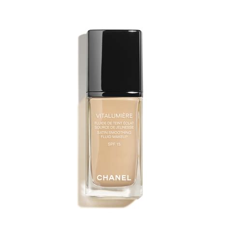 chanel vitalumière satin smoothing fluid makeup spf 15|Chanel Vitalumiere Satin Fluid Makeup SPF 15 .